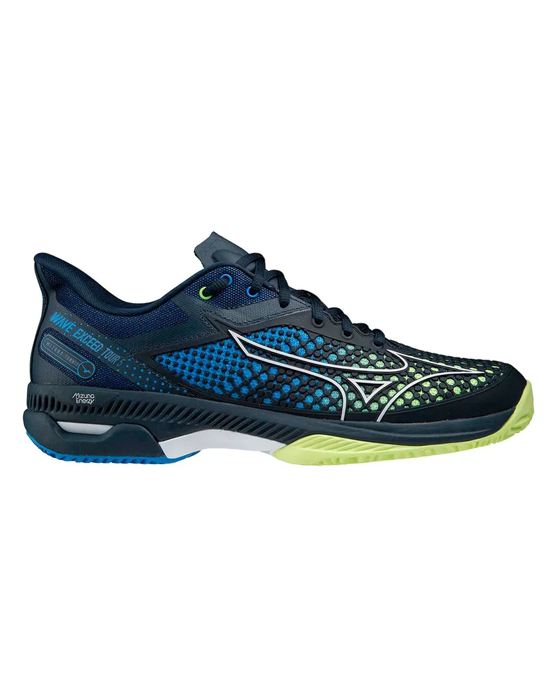 Mizuno Wave Exceed Tour 5 CC Tennisschuhe für Herren - Blau Blau