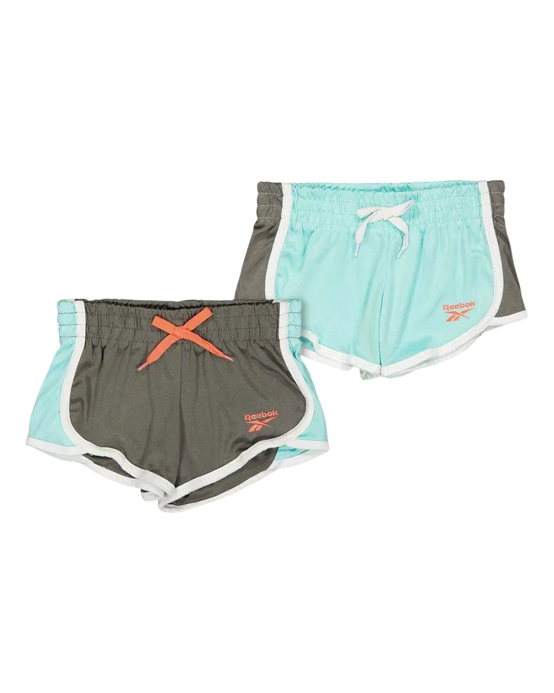 Reebok Shorts für Mädchen (2er-Pack) (Aruba Blau Blau
