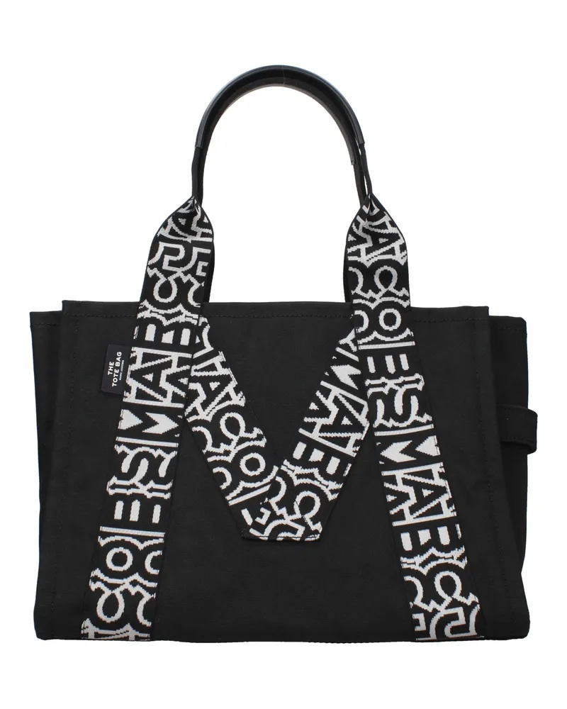 Marc Jacobs Stoff-Schultertasche - Schwarz Schwarz