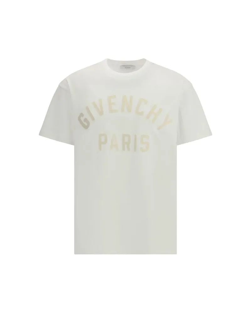 Givenchy Weißes Baumwoll-T-Shirt Weiß