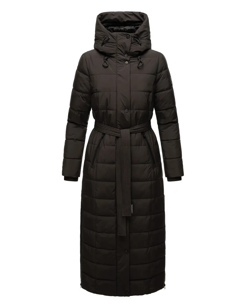 NAVAHOO Damen Winter Steppmantel Das Teil – Elegant & Warm Schwarz