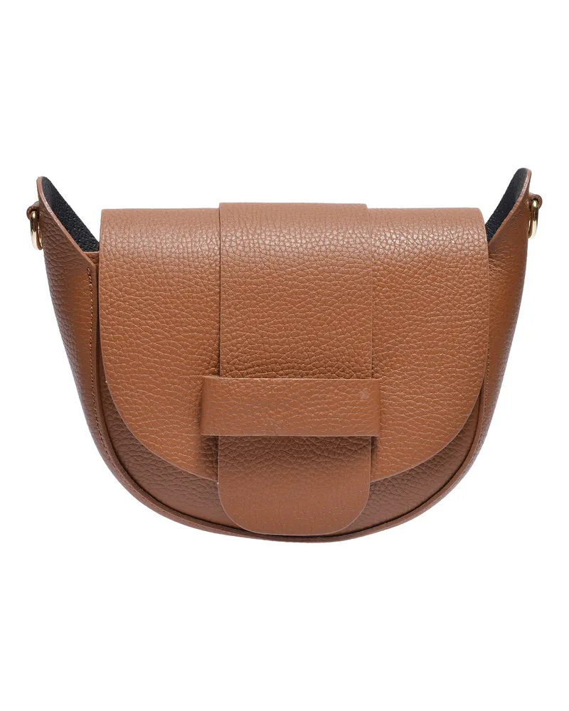 Anna Luchini Braun Rindsledertasche Braun