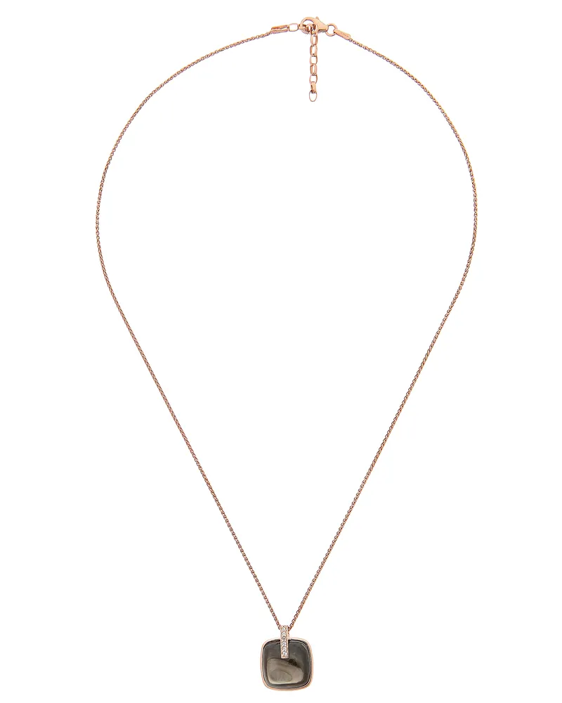 Orphelia Larina' Damenkette mit Anhänger aus 925er Sterlingsilber, Rosé, ZH-7227 Rosé