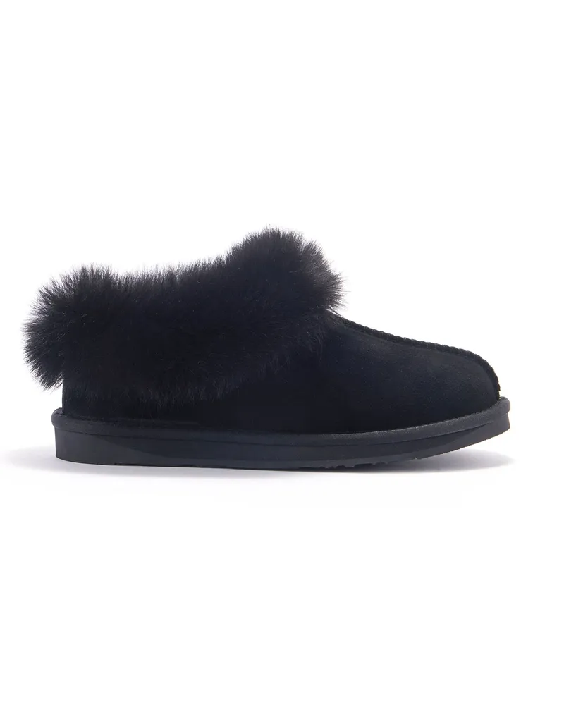 Australia Luxe Outback Luxe schwarze Hausschuhe Schwarz