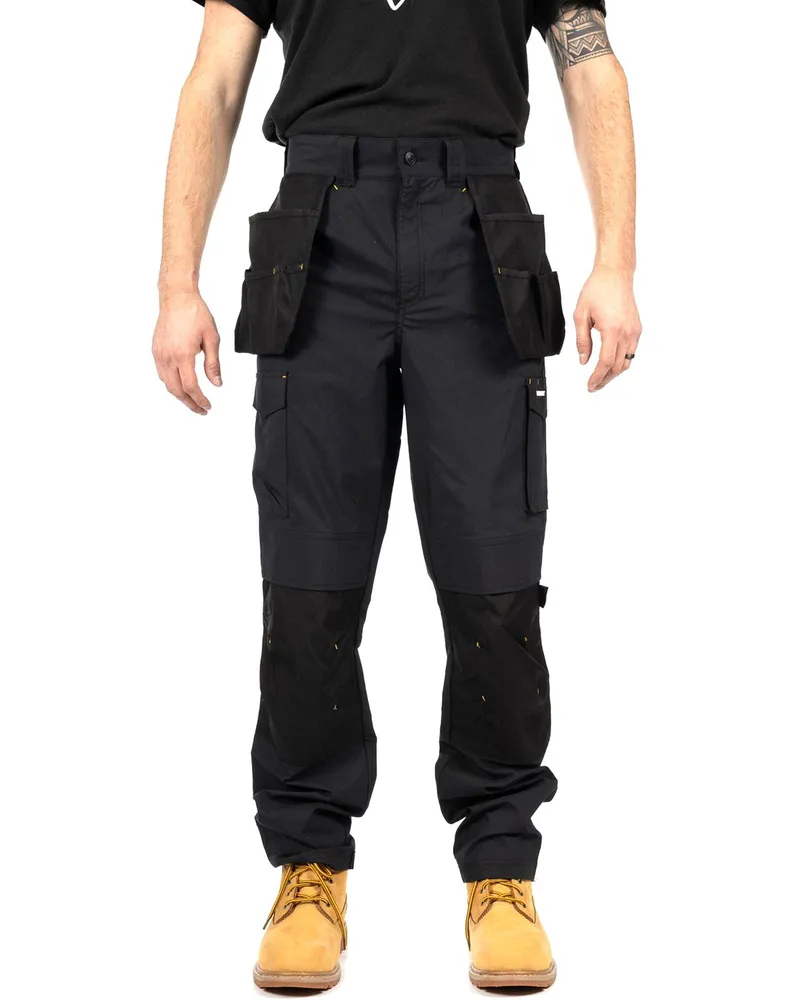 Caterpillar Footwear Nexus Holster Stretch Pocket Baumwoll Herren Schwarz Outdoor-Hosen Schwarz