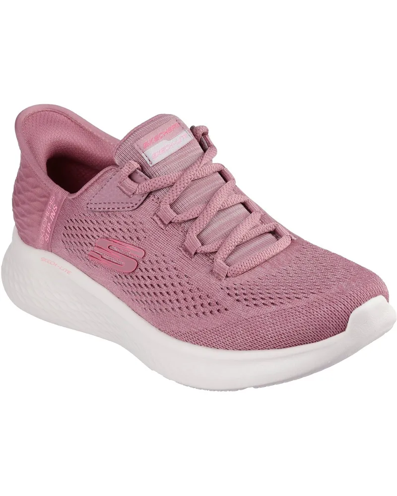 Skechers Skech-Lite Pro Naturtextil Damen Dunkelmaulbeere Sneakers Altrosa