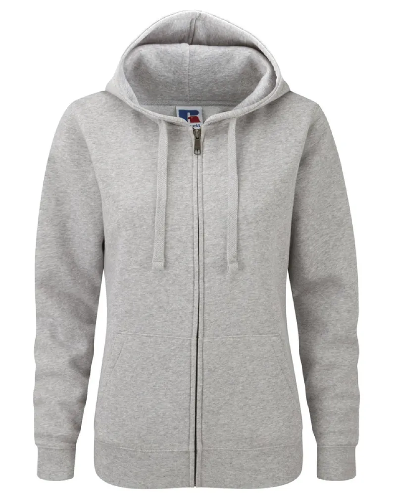 Russell Athletic Russell Damen Kapuzenjacke, 3lagig (Hellgrau Grau