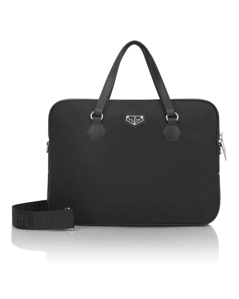 Philipp Plein Laptop-Tasche Schwarz