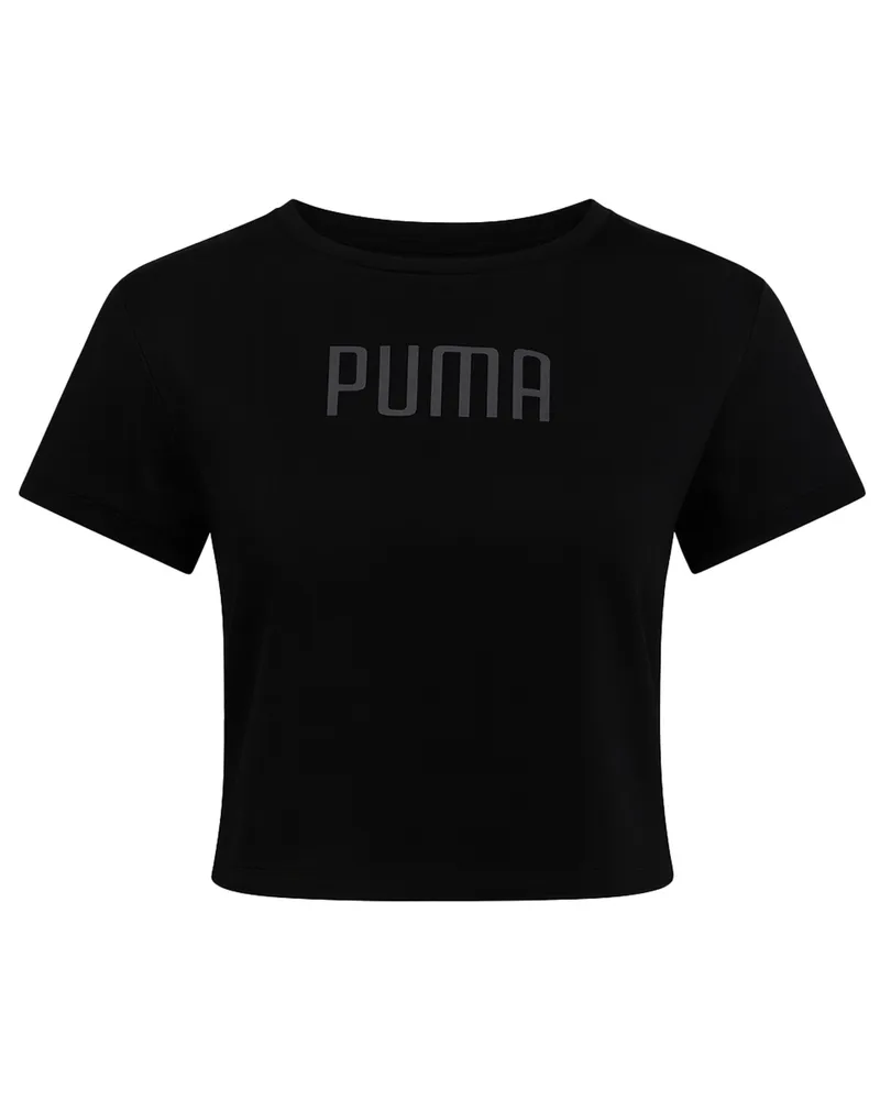 Puma Explosive Damen-Crop-Top - Schwarz Schwarz