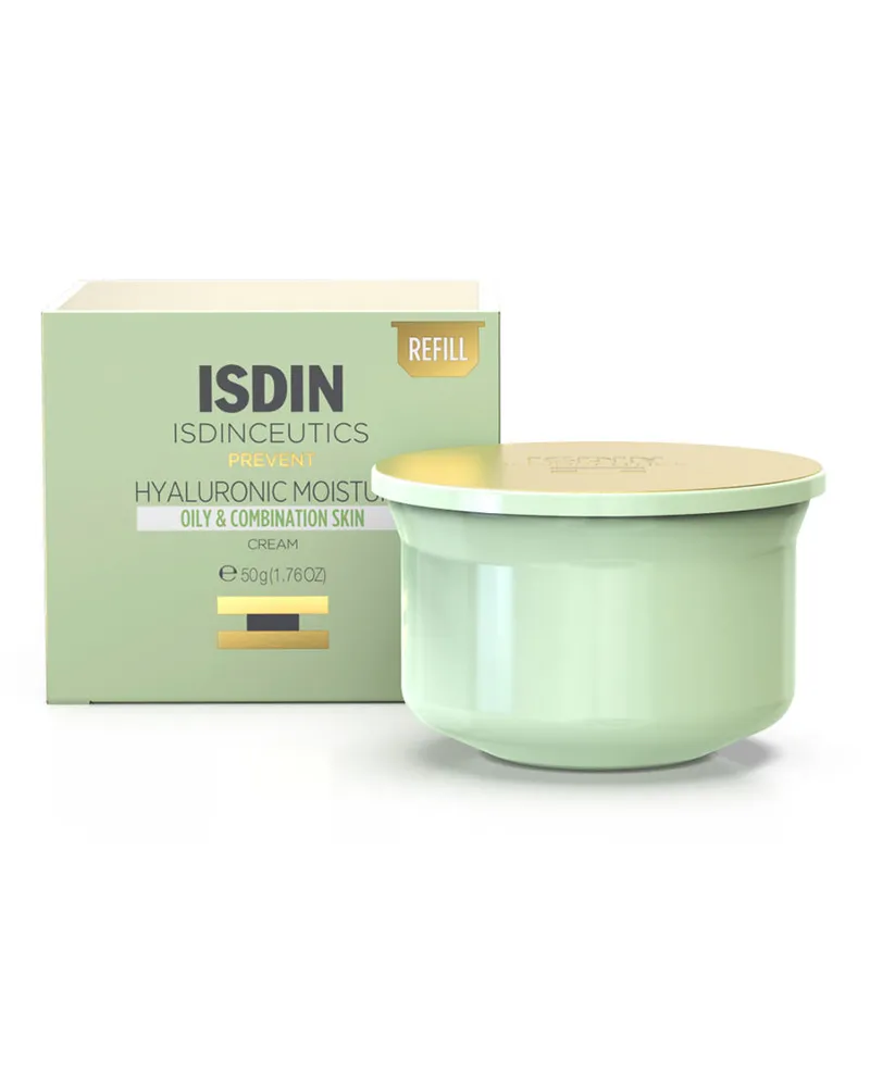 ISDIN Isdinceutics Feuchtigkeitscreme mit Hyaluronsäure, Nachfüllpackung 50 g 