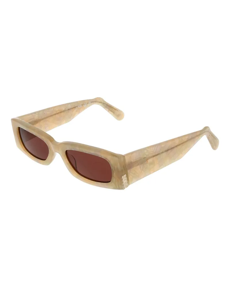 GCDS Sonnenbrille Beige Marmor Modell Gc1055362 Nude