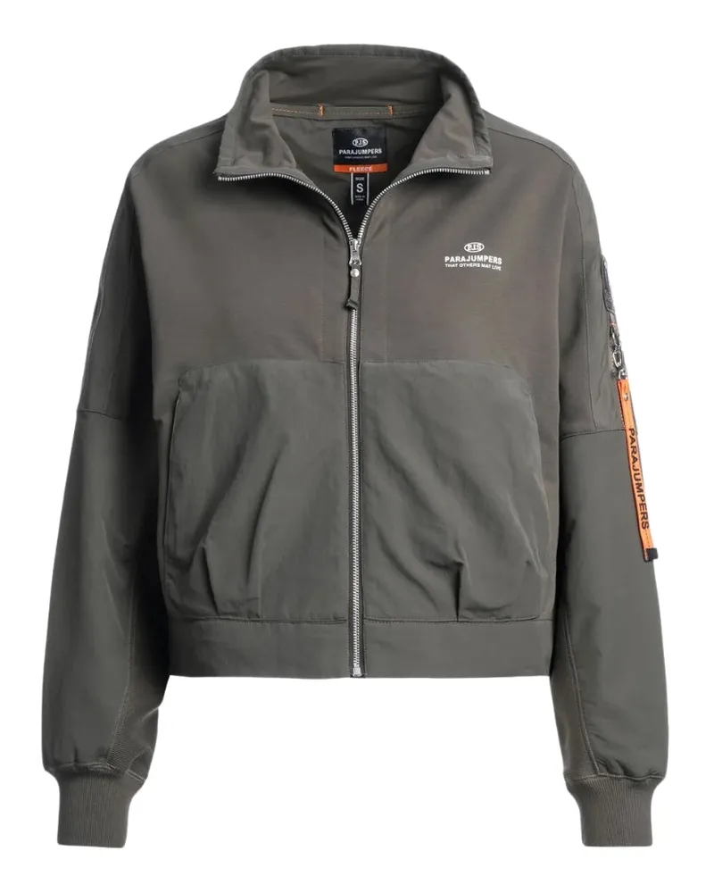 Parajumpers Jade Dark Mud Gret Sweatshirt Mit Reißverschluss Grau