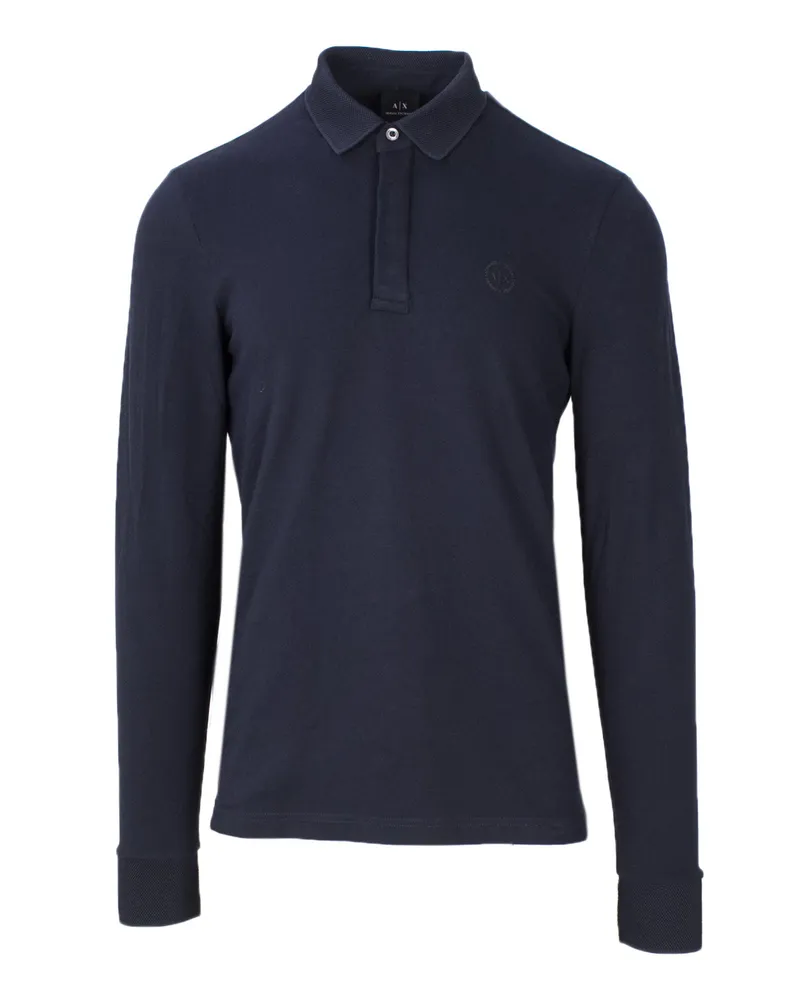 Armani Exchange Herren Polo in Blau Marineblau