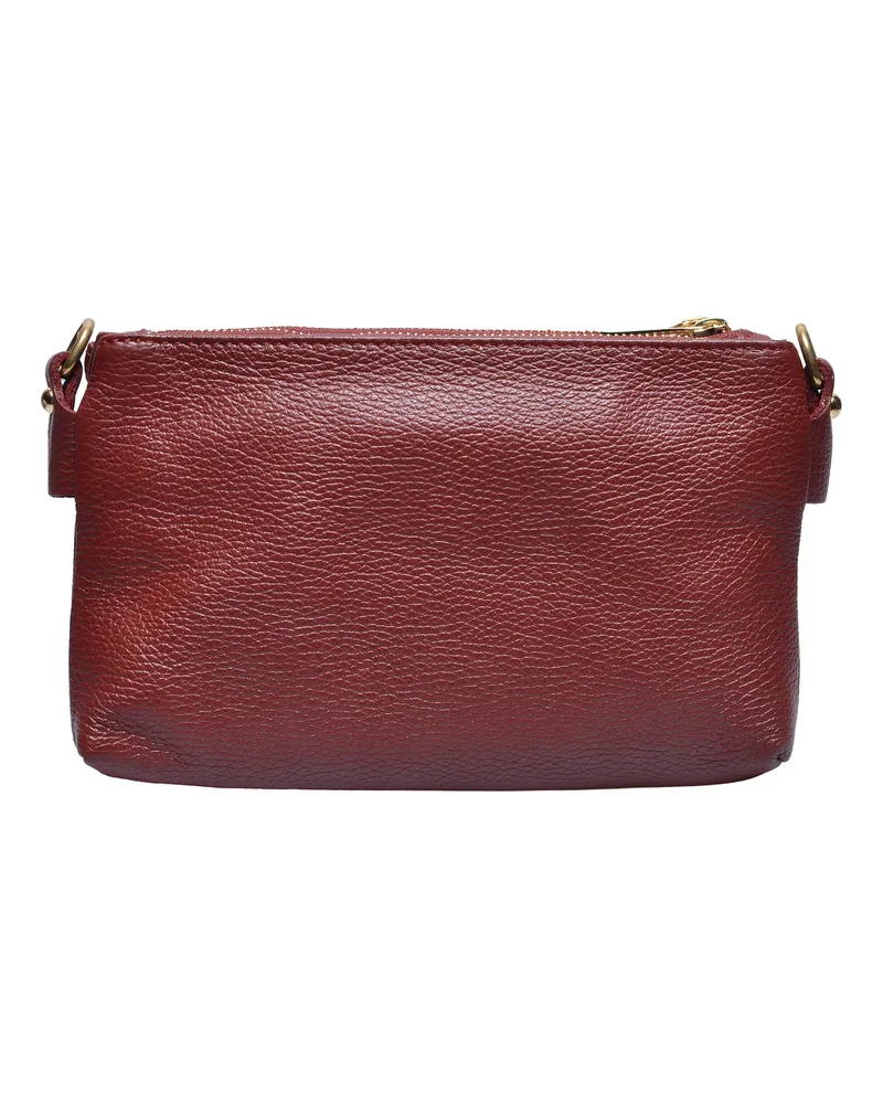 Luisa Vannini WEIN Rindsledertasche Weinrot