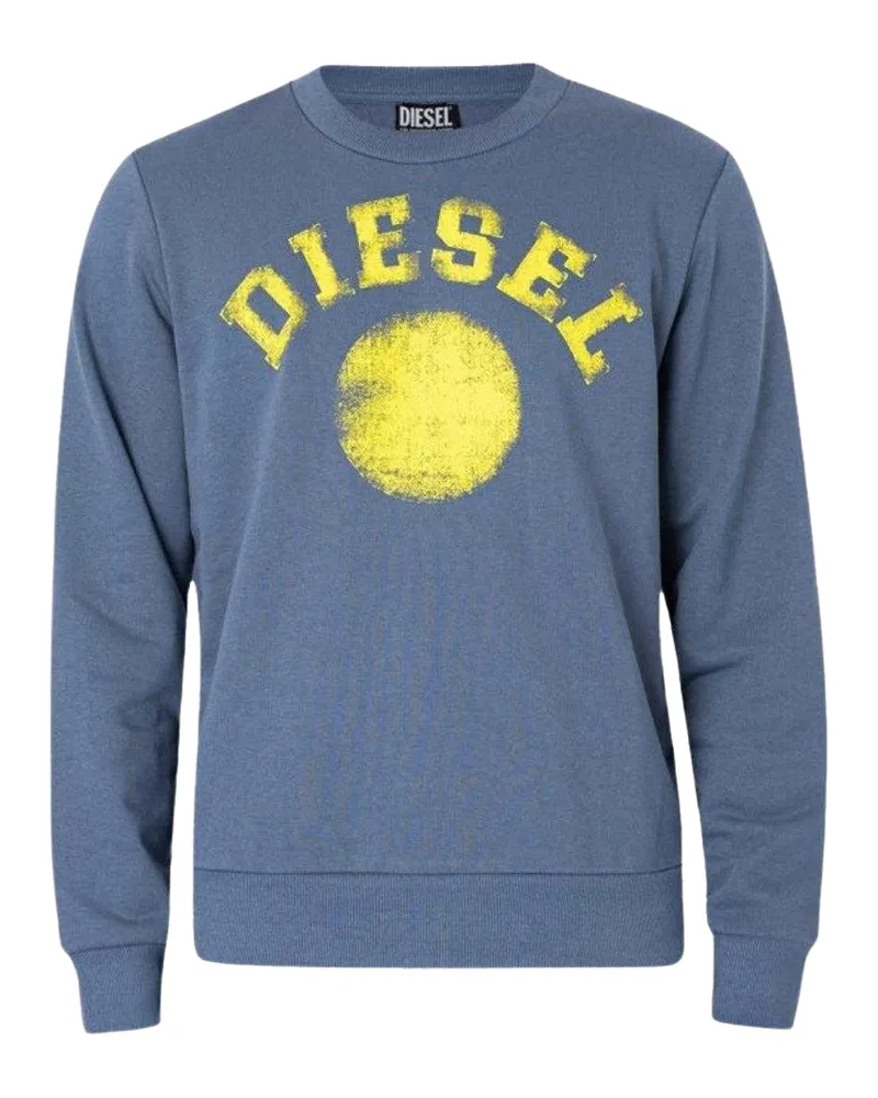 Diesel Sweatshirt für Herren/Damen Unisex, Logo (Blau Blau