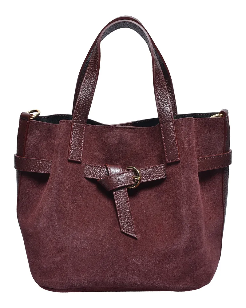 Isabella Rhea WEIN Rindsledertasche Weinrot