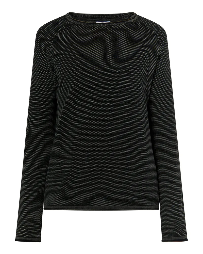 My Mo Strick Pullover Herren Schwarz Schwarz