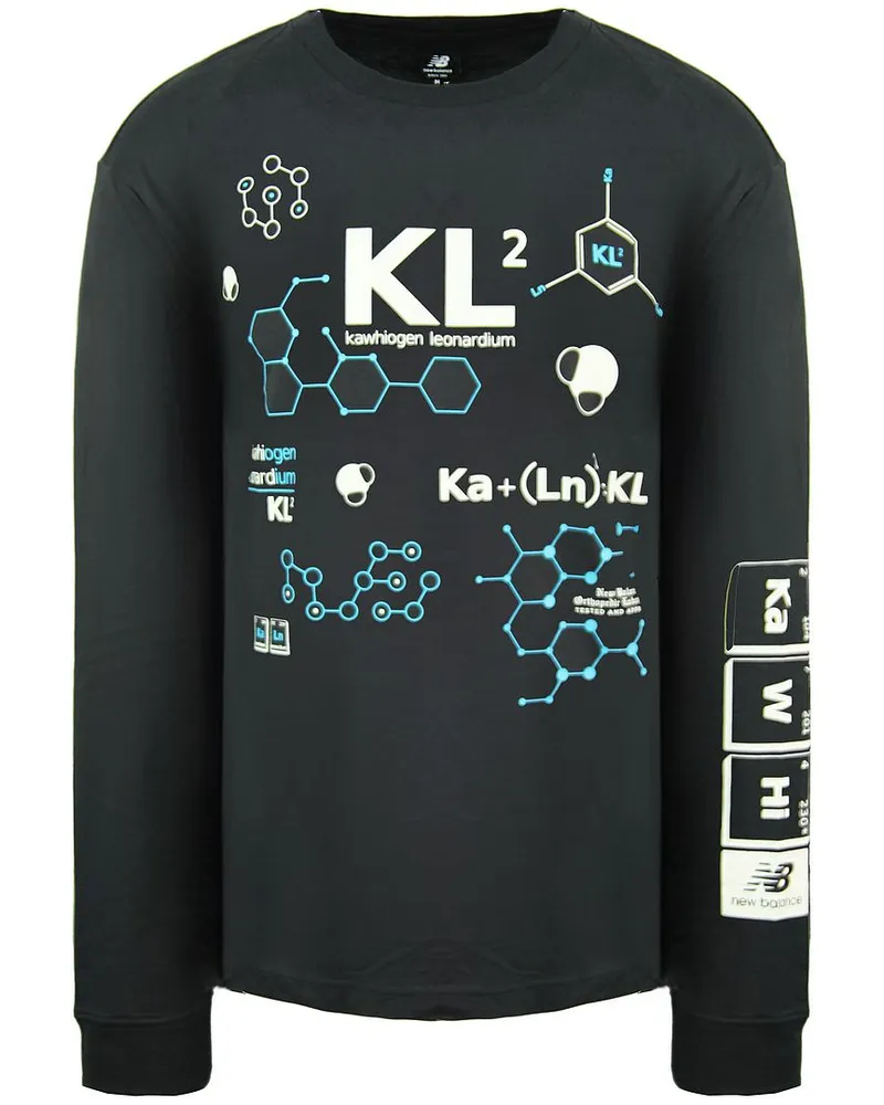 New Balance Neue Balance KL2 -Elemente des Spiels Langarm Dunkelgrau Herren Top MT03596 PHM Dunkelgrau