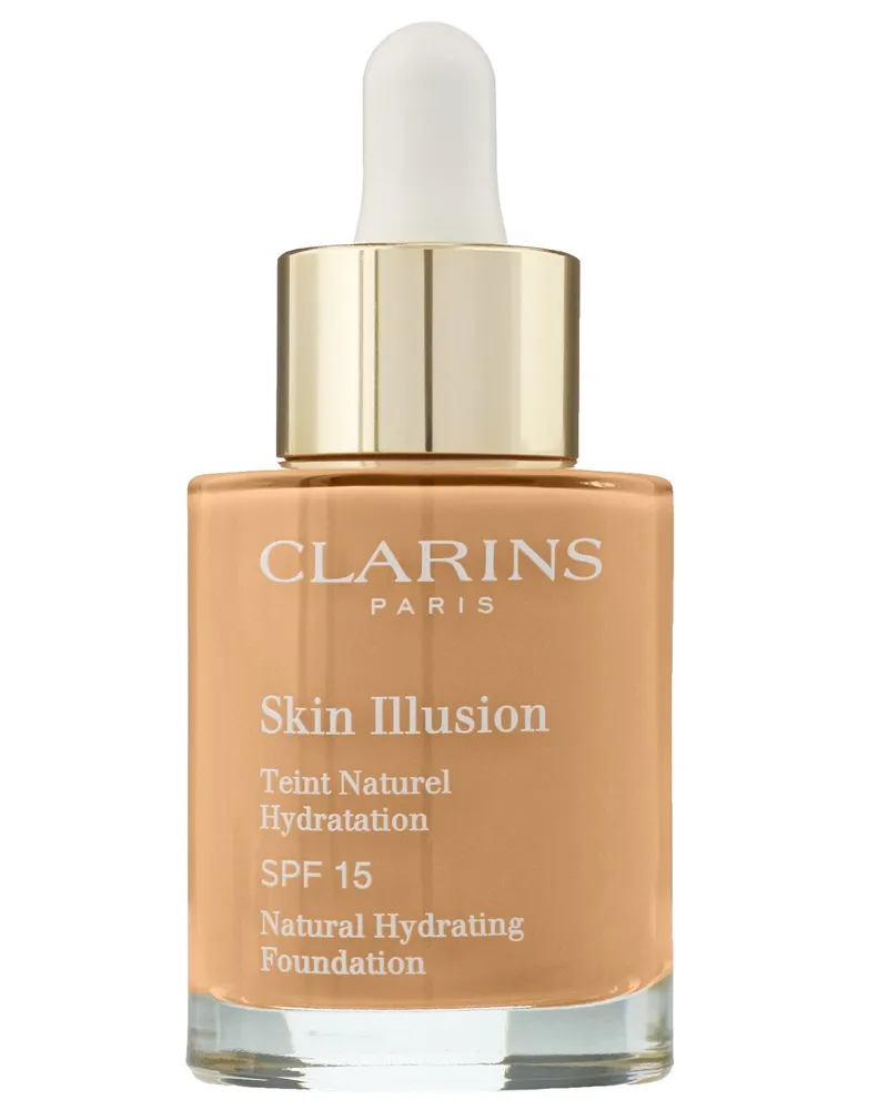 Clarins Skin Illusion natürlich feuchtigkeitsspendende Foundation SPF 15, 30 ml - 114N Cappuccino - Cappuccino 