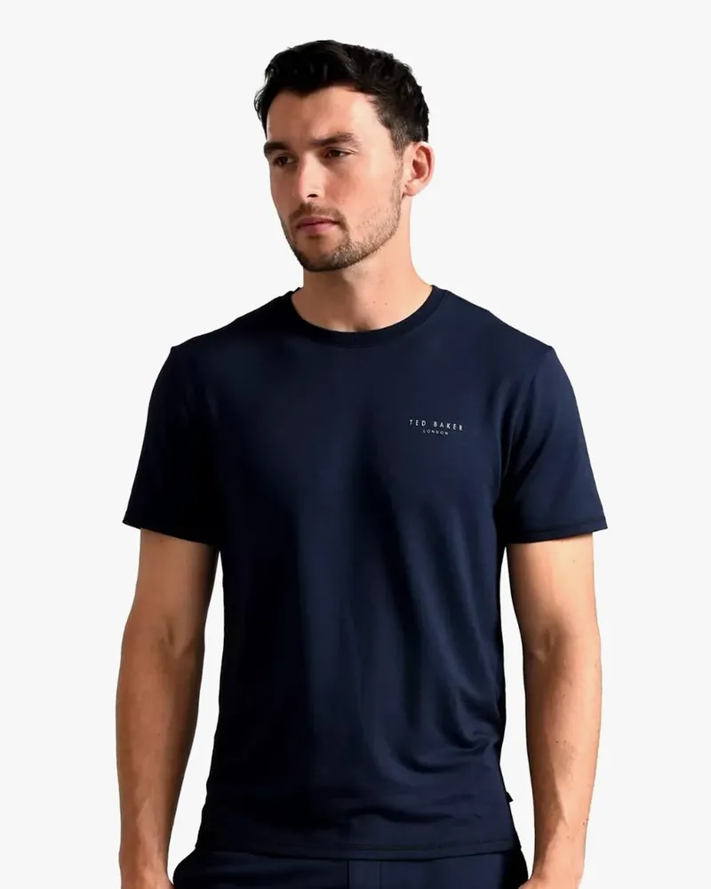 Ted Baker SUPER SOFT T-Shirt Herren Marineblau Blau