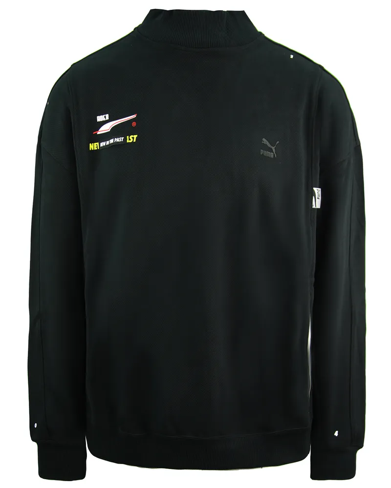 Puma x Ader Fehler Crew Neck Langarm Sweatshirt Black Herren Jumper 595539 01 Schwarz
