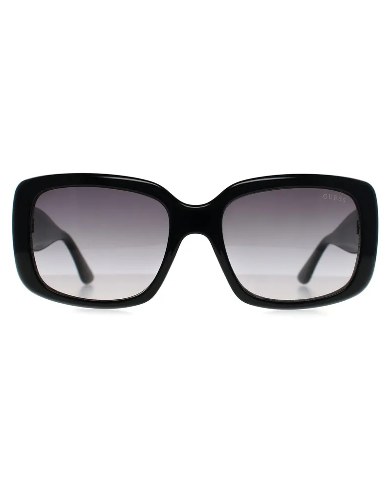 Guess GF6167 01B glÃ¤nzend schwarz grau Sonnenbrille Schwarz