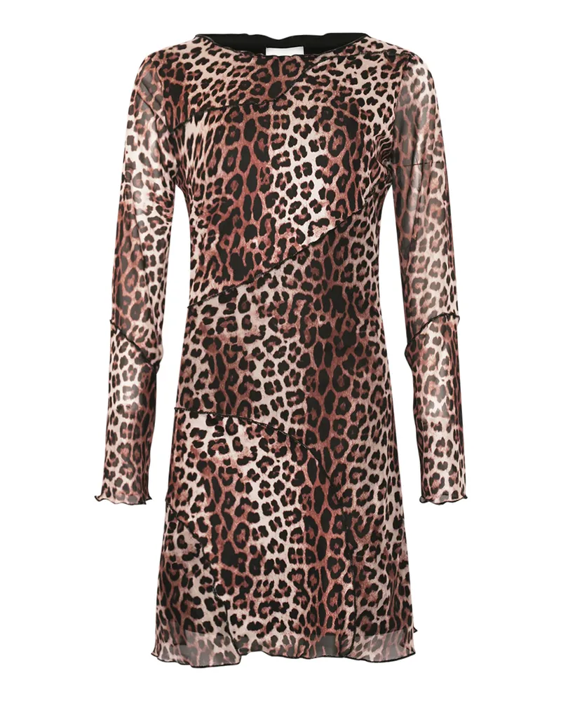 NOELLA Joanna Kleid Leopardenmuster