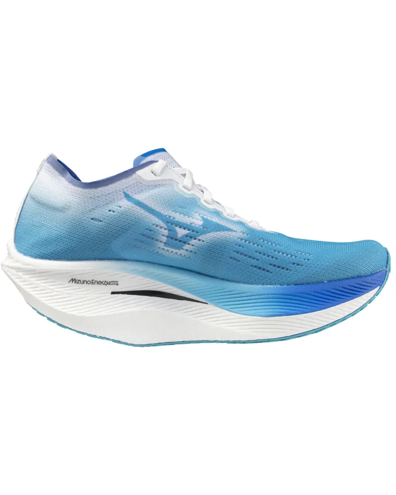 Mizuno Wave Rebellion Pro 2 Damen Blaue Laufschuhe Blau