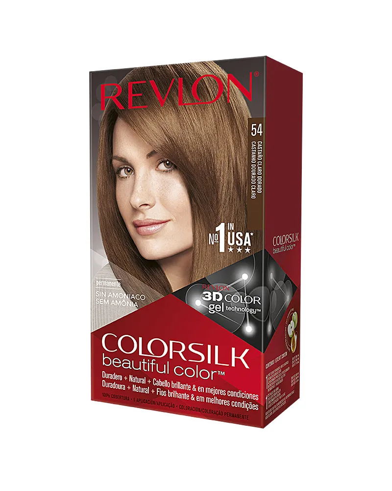 Revlon Colorsilk Tinte #54-castaño Claro Dorado 