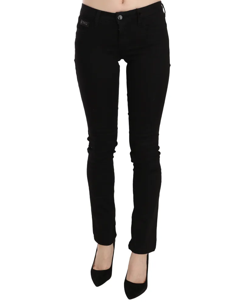 CoSTUME NATIONAL Slimfit Stretch Jeans Schwarz