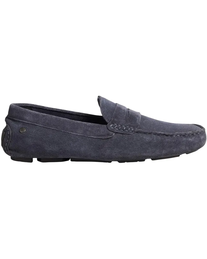 Jack & Jones Jack And Jones - "Jensen" Halbschuhe für Herren, Wildleder, Zum Anschlüpfen (Marineblau Marineblau