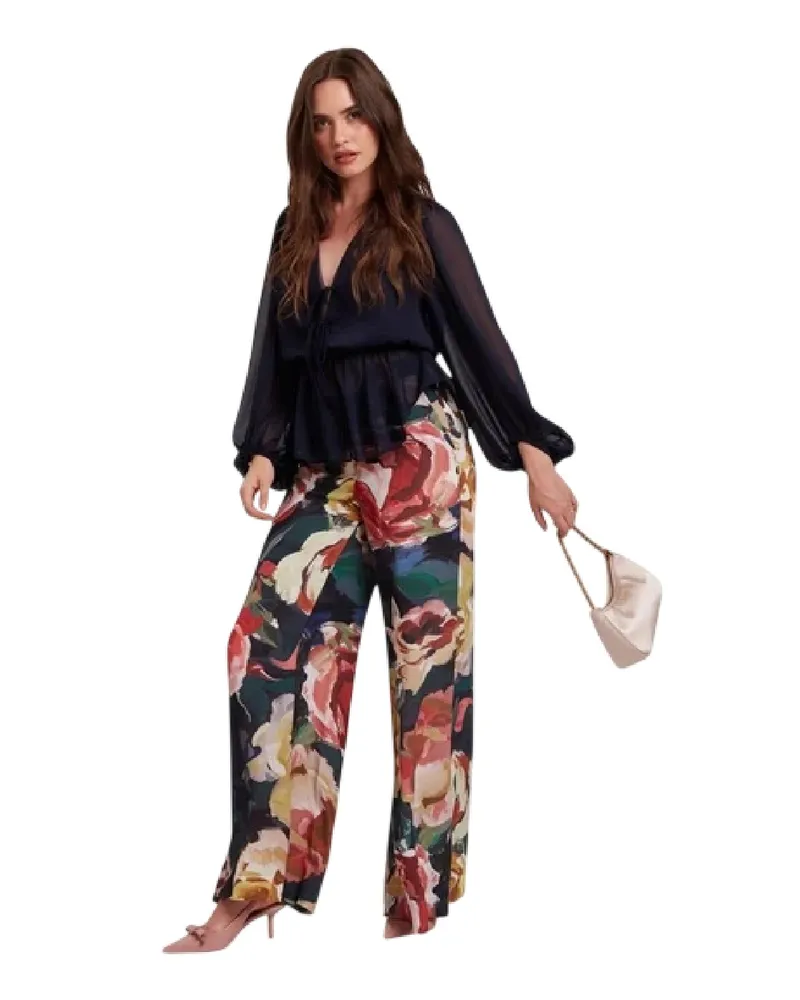 Ted Baker Bluse für Damen, Weite Ärmel (Marine Marineblau