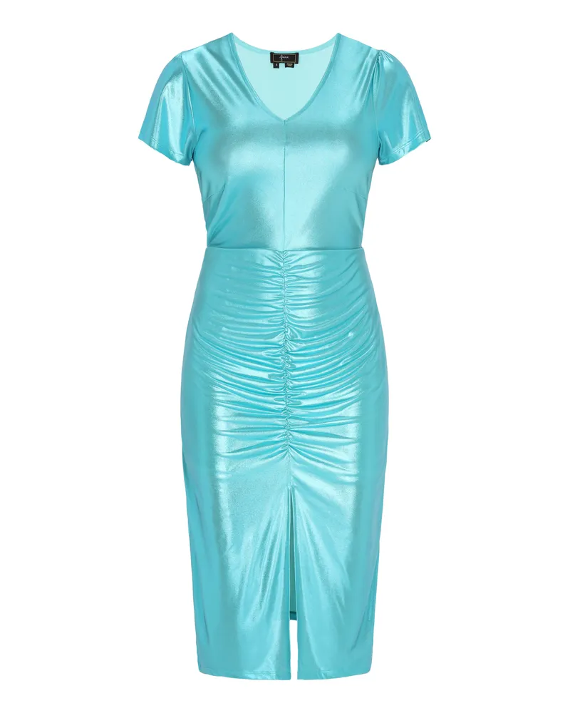 FAINA Kleid Frauen Aqua Türkis