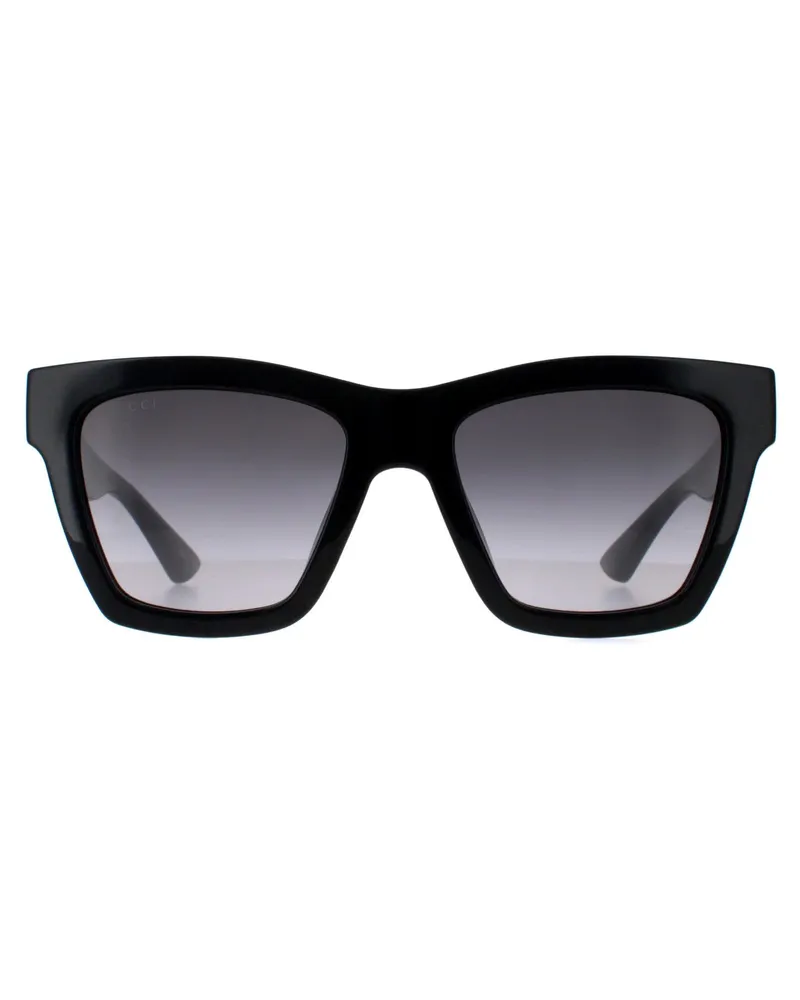 Gucci Square Womens Schwarz Grau Gradient GG1714S Schwarz