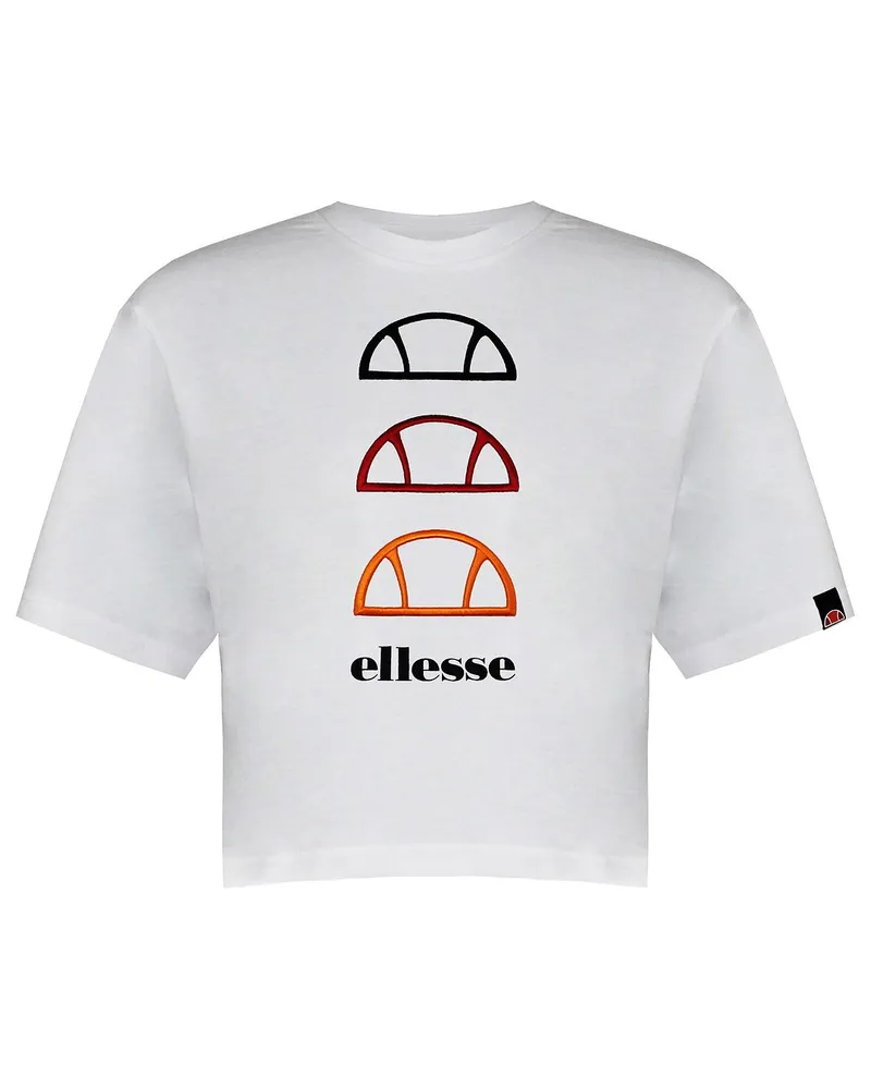 Ellesse Deway – Kurzes Damen-T-Shirt in Weiß Weiß