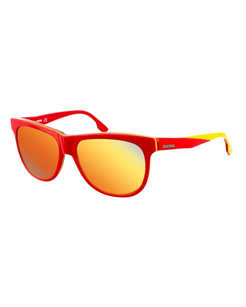 Diesel Acetat-Sonnenbrille mit ovaler Form DL0112 Herren Mehrfarbig