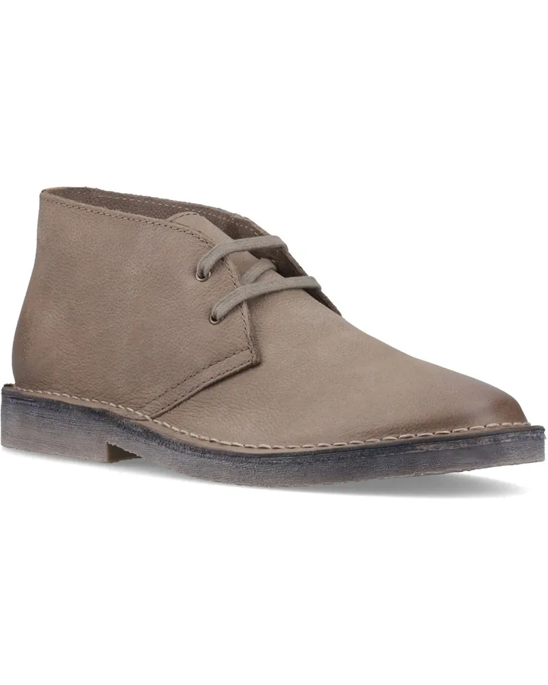 Hush Puppies Samuel Leder Herren Stone Stiefel Taupe