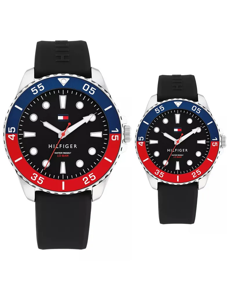 Tommy Hilfiger Oceanic Schwarz Unisex Armbanduhr 1770030 Schwarz