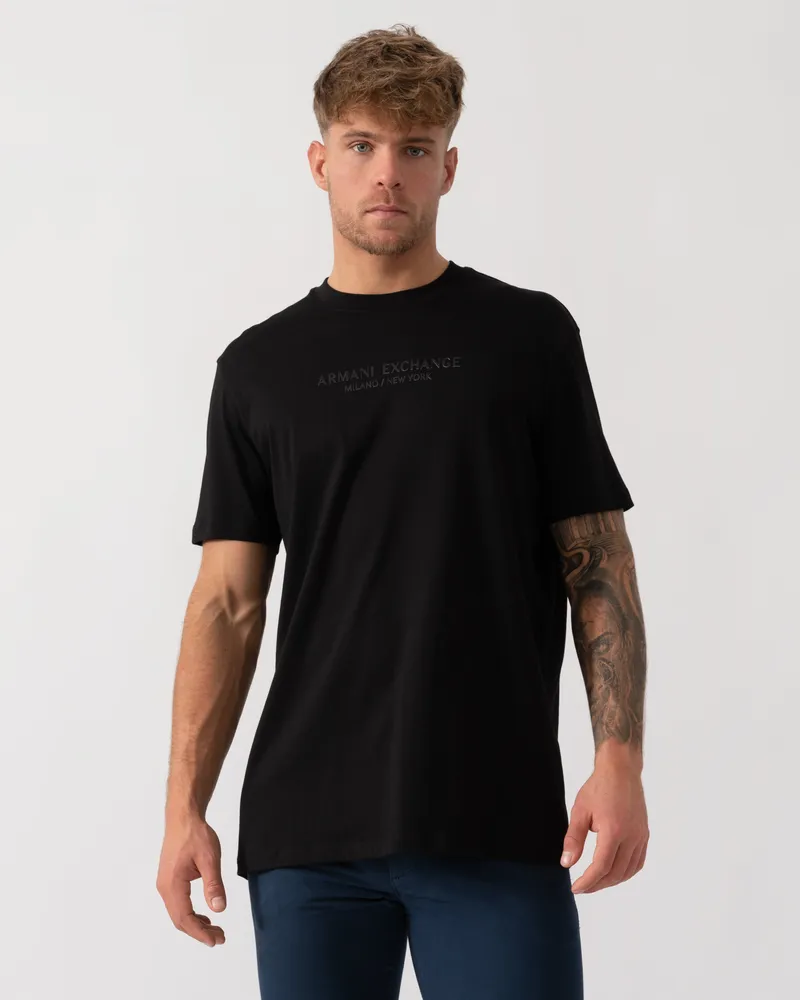 Armani Exchange T-Shirt in Schwarz Schwarz