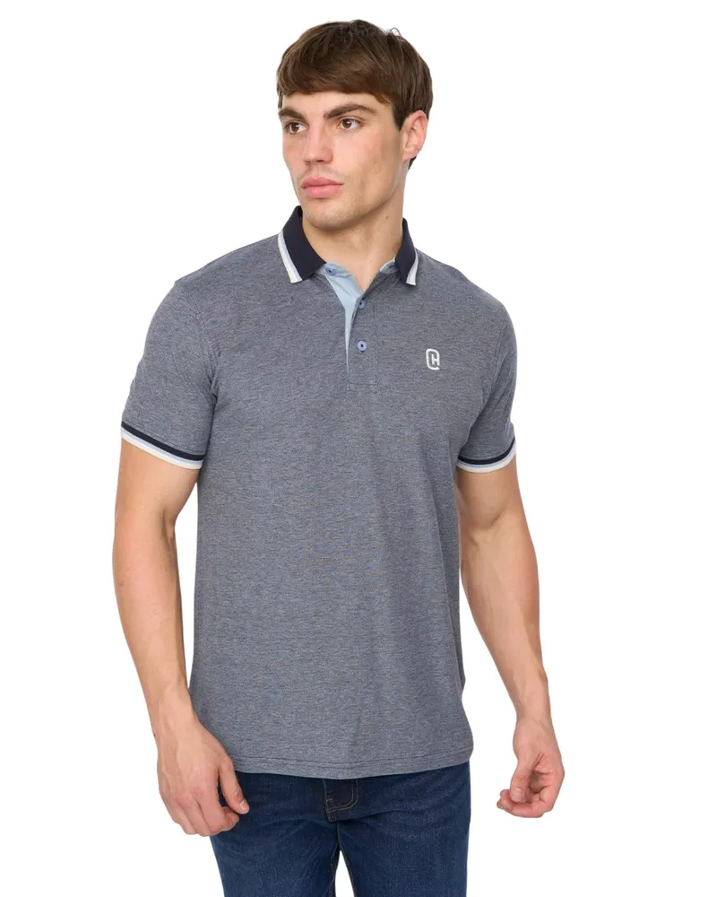 CrossHatch Mettormoore" Poloshirt für Herren (Marine Marineblau