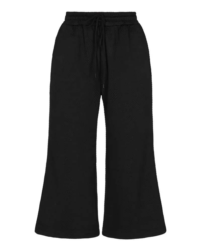 FAINA Hose Frauen Schwarz Schwarz