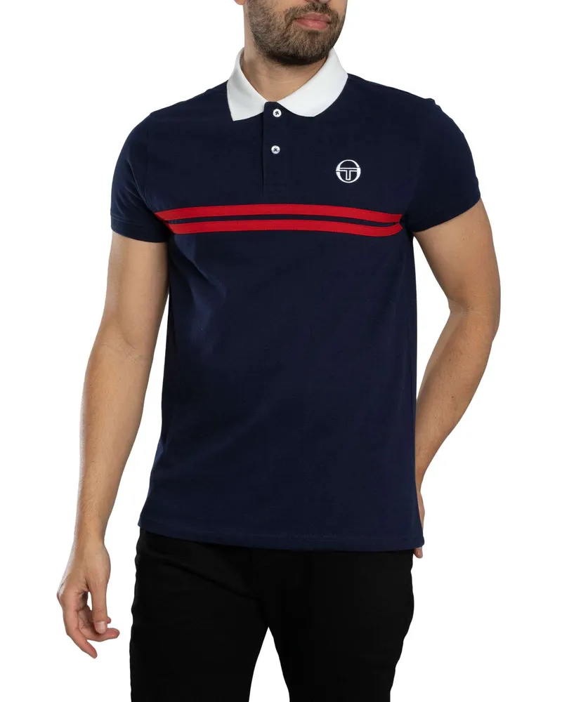 Sergio Tacchini Supermac Poloshirt, Blau Blau