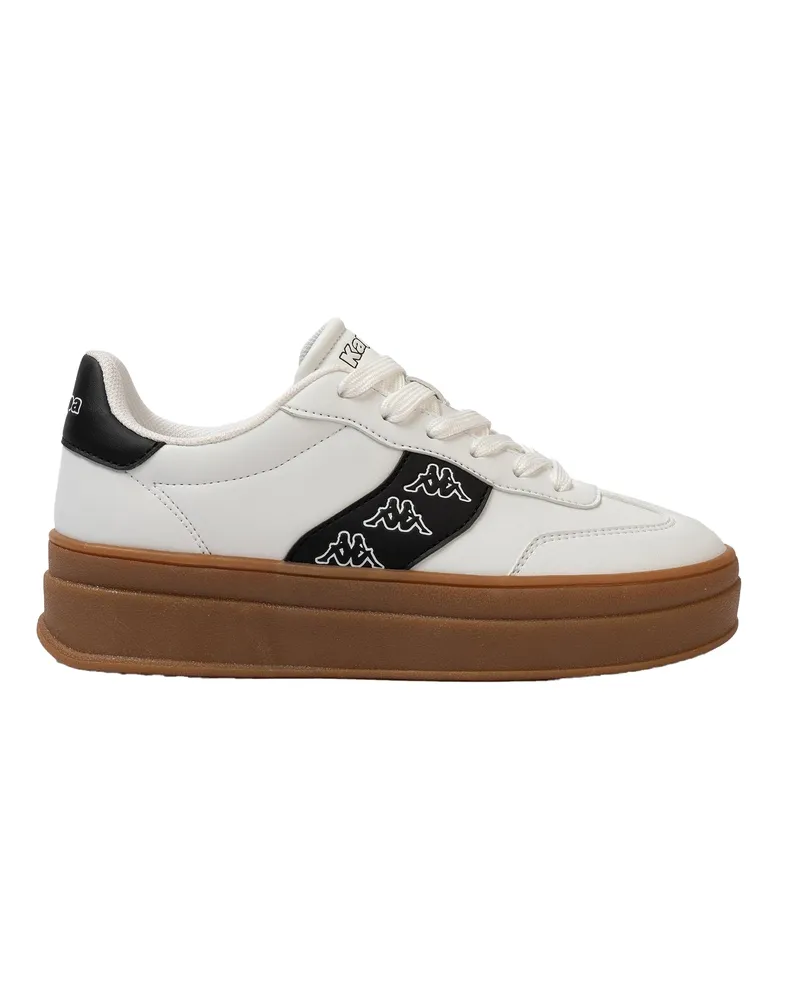 Kappa Scafa" Sneaker für Damen, Plattform-Absatz (Weiß Weiß