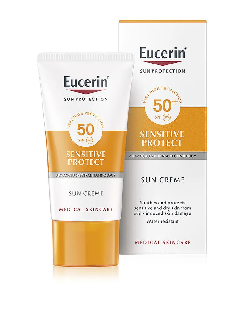 Eucerin Sun Sensitive Protect Creme Trockene Haut Spf50+ 50 ml 
