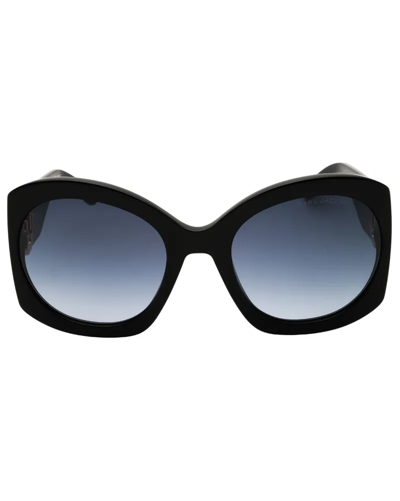 Marc Jacobs Sonnenbrille Mit Grauen Sf-linsen Und Schwarzer Farbe Schwarz