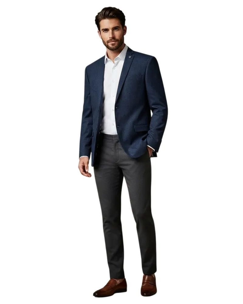 Ted Baker Anzugjacke für Herren (Marine Marineblau