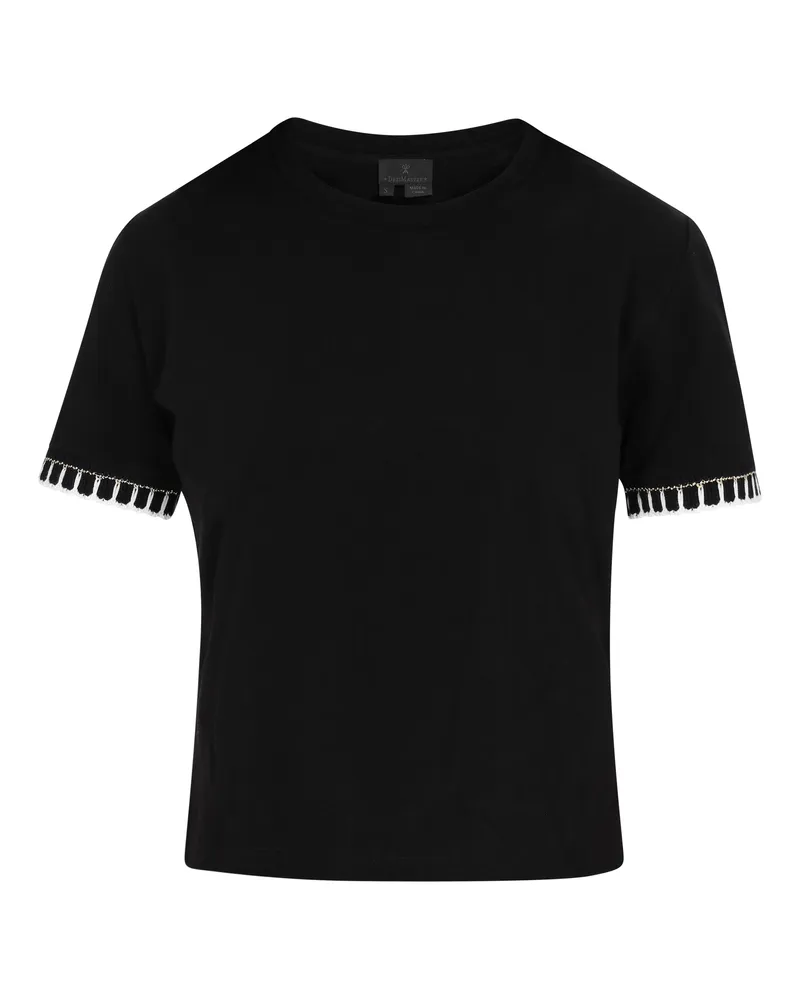 DreiMaster T-Shirt für Damen, regular fit, Rundhalsausschnitt - Schwarz Schwarz
