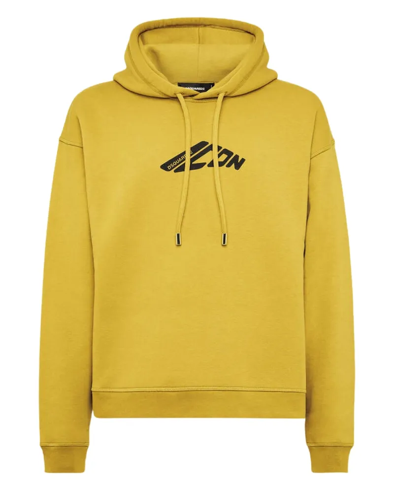 Dsquared2 Icon New Generation Relax Fit Sweatshirt Sonnenblume Gelb