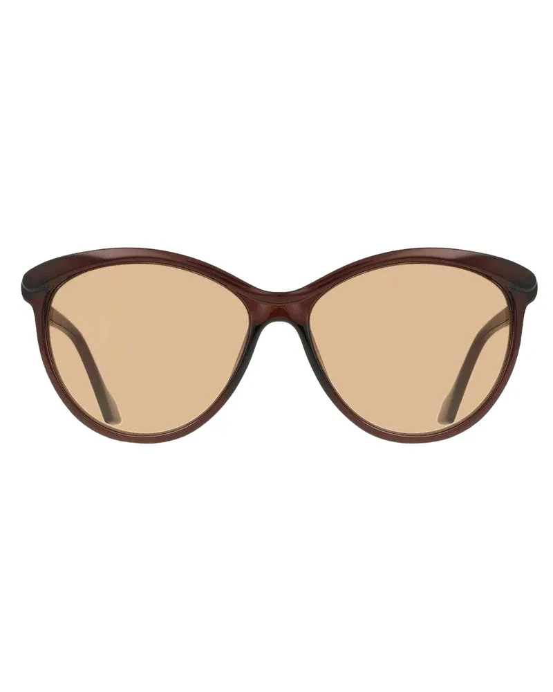 Calvin Klein Katzenauge-Sonnenbrille für Damen (Braun Braun