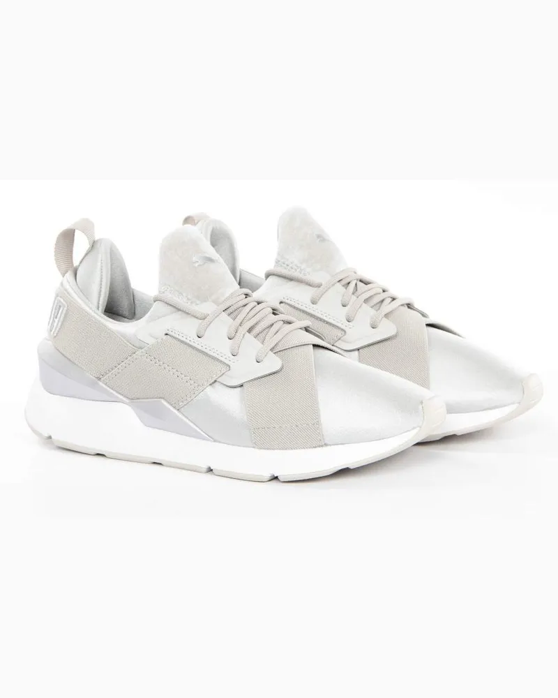 Puma Damen-Sneaker Muse Satin II Grau